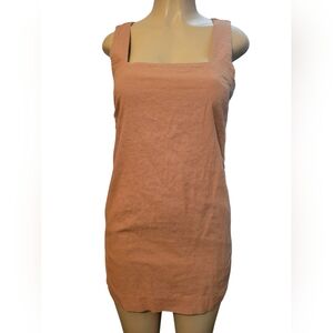 Abercrombie And Finch Tan Overrall Dress Small Country Farm